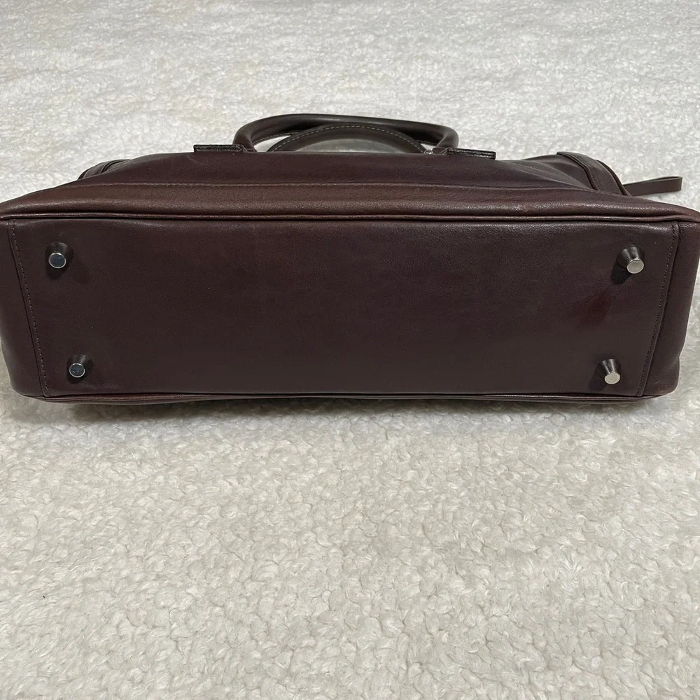 Vintage Coach Bonnie Legacy Handbag Satchel Dark Brown Leather 2001 Y2K